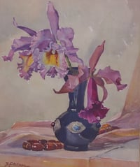 Orchid in a vase