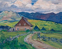 Untitled (Rural Quebec Farm House)