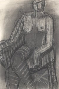 Untitled (Seated Figure Study)