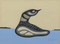 Untitled (Swimming Loon)