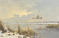 Ducks Leaving the Marsh