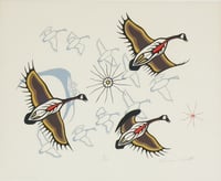 Untitled (Geese in Flight)