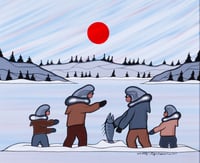 Untitled (Family Ice Fishing)