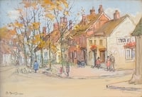 Untitled (Quebec Village Scene)