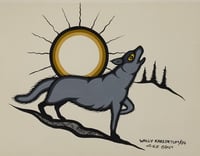 Untitled (Howling Wolf)
