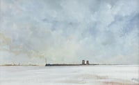 Untitled (Grain Elevator & Train)