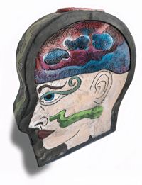 Ceramic Vase (Head of a man)