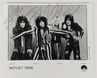 Mötley Crüe Autograph and Promotional Material