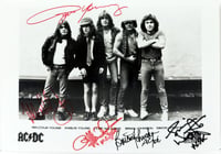 AC/DC Autograph