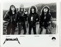 Metallica & Metal Church 1987 Pantages Playhouse Concert Promo Material