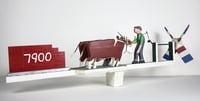 Untitled (Oxen Team Weathervane)
