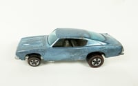 1967 Custom Barracuda HK Aqua Grey interior