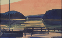Sunset Emma Lake