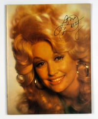 Dolly Parton Souvenir Tour Program Hand-Signed Vintage Autograph IP Signature