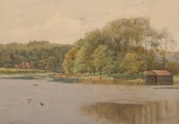 A Country Lake View