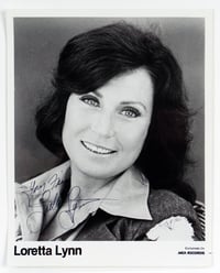 MCA Records/Fan Club Loretta Lynn Signed 8x10 Publicity Photo Duo Consistent with Period IP Examples