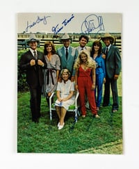 CBS Television Dallas Cast Signed 8x10 Promotional Photograph Multi-Signed