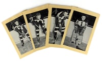 Set of 4 Boston Bruins - Crown Brand Hockey Photos