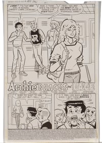 Archie's Pals 'n' Gals #185 - "Braces and Lace" Original Artwork Complete