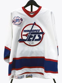 Randy Gilhen Winnipeg Jets Signed Game Jersey