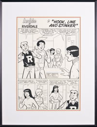 Archie at Riverdale High #76 - Original Artwork for Complete 5 Page Story "Hook, Line and Stinker"