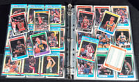 Complete 1988-89 Fleer NBA Basketball Set (132 Base Cards & 11 Insert Stickers)