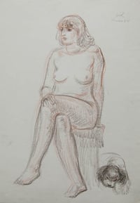 Nude with Spaniel