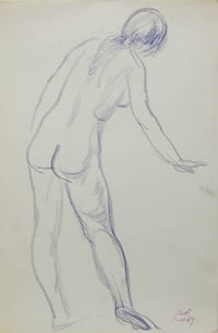 Untitled (Standing Figure Drawing)