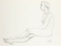 Seated figure