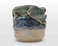 Aqua and Blue Vessel