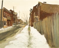 Winter Afternoon, Avenue Coloniale, Montreal