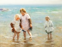 Children at the Beach