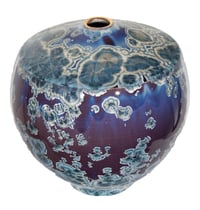 Blue and Purple Vase (Anvil Shape)
