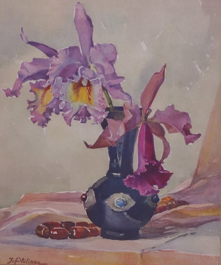 Orchid in a vase