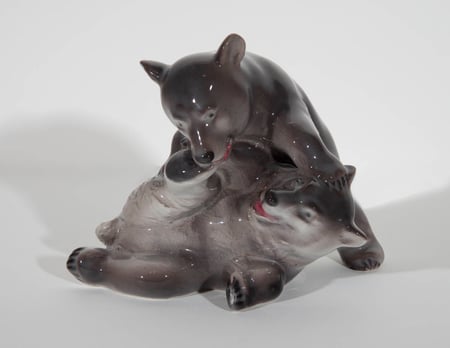 Wrestling Bear Cubs