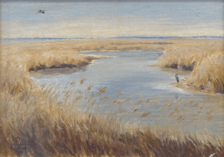 Herons on Hecla Marsh