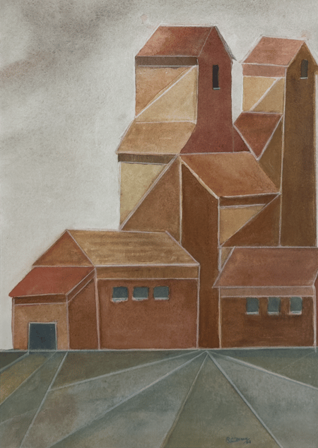 Untitled (Prairie Elevators)