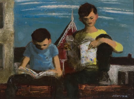 Boys Reading
