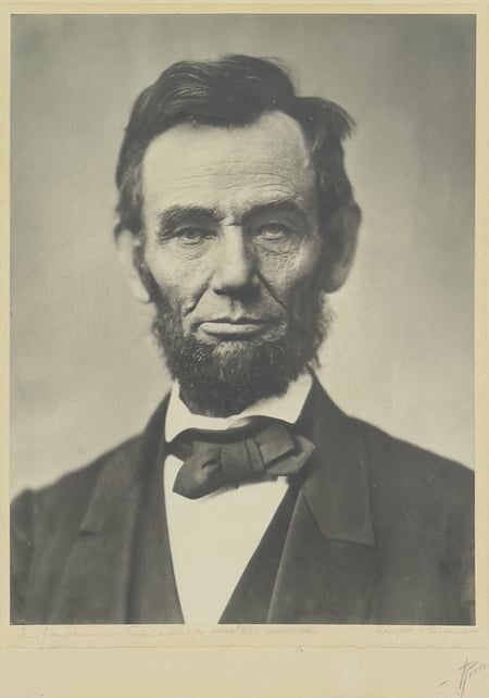 Abraham Lincoln Portrait (1863)
