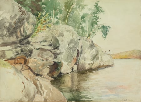 Rocky Shoreline, Lake of the Woods