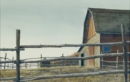 Morning Corral, West of Edmonton