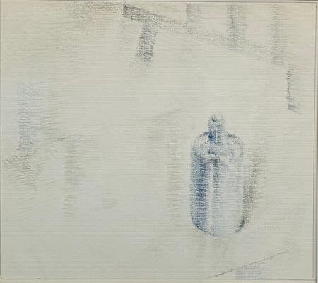 Untitled (small blue jug)