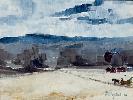 Untitled (Farm Landscape)