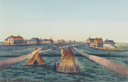 Main St Winnipeg 1870