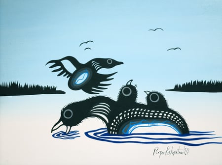 Untitled (Loon Family)