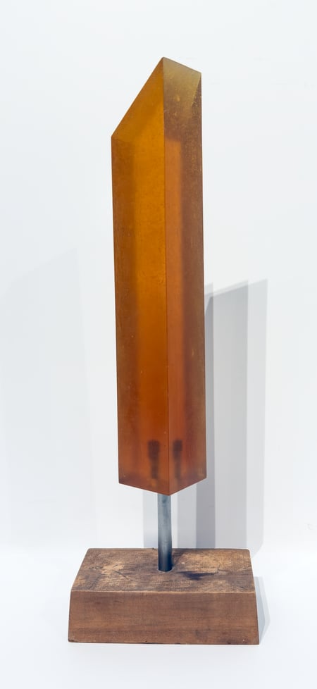 Untitled (Upright amber form)