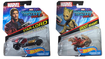 Hot Wheels Guardians of the Galaxy Vol. 2 Star-Lord Groot Go-Kart