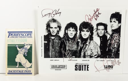 Honeymoon Suite Autograph & Backstage Pass