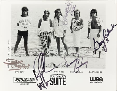 Honeymoon Suite Multi-Signed Promotional 8x10 Photos
