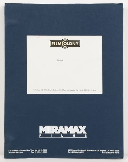 Dogma - Studio Script 4th draft